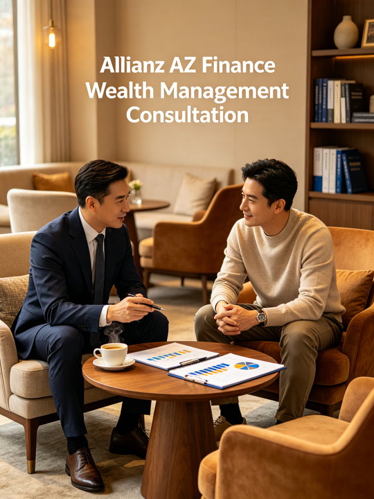 Wealth management consultation session at Allianz, highlighting personalized financial advice.