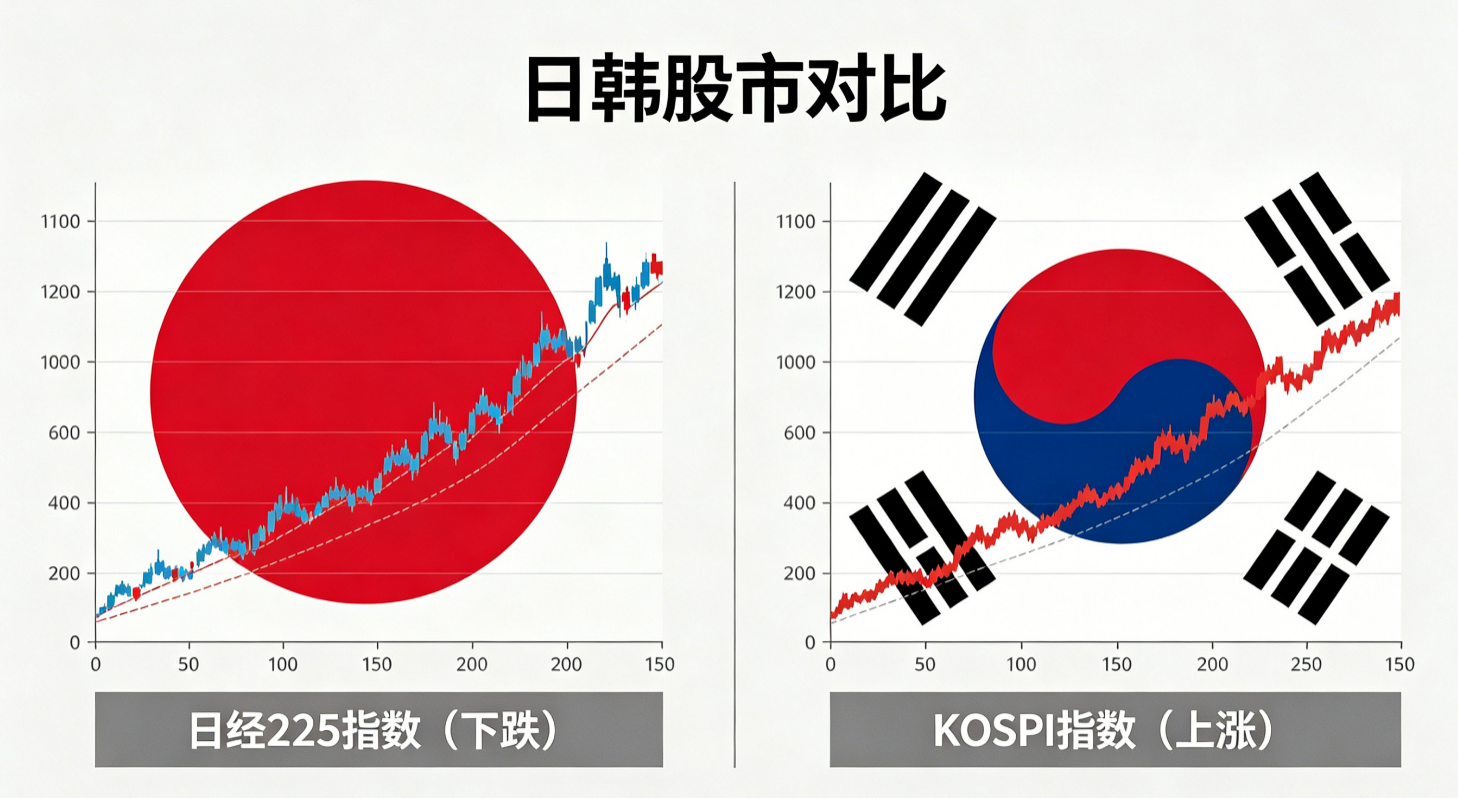 The opening of the Japanese and Korean stock markets and important events in the East