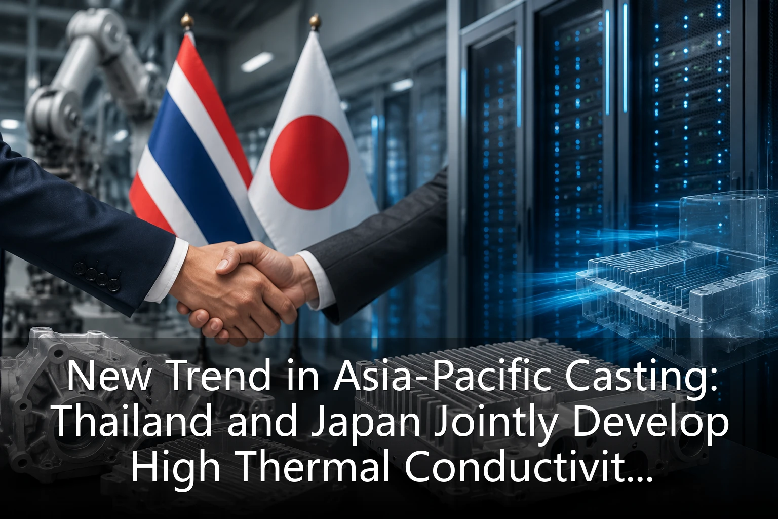 New Trend in Asia-Pacific Casting: Thailand and Japan Jointly Develop High Thermal Conductivity Aluminum Alloy for Data Centers