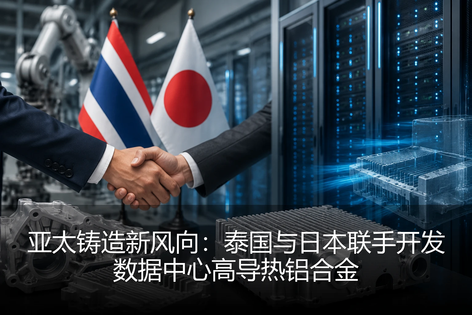 亚太铸造新风向：泰国与日本联手开发数据中心高导热铝合金