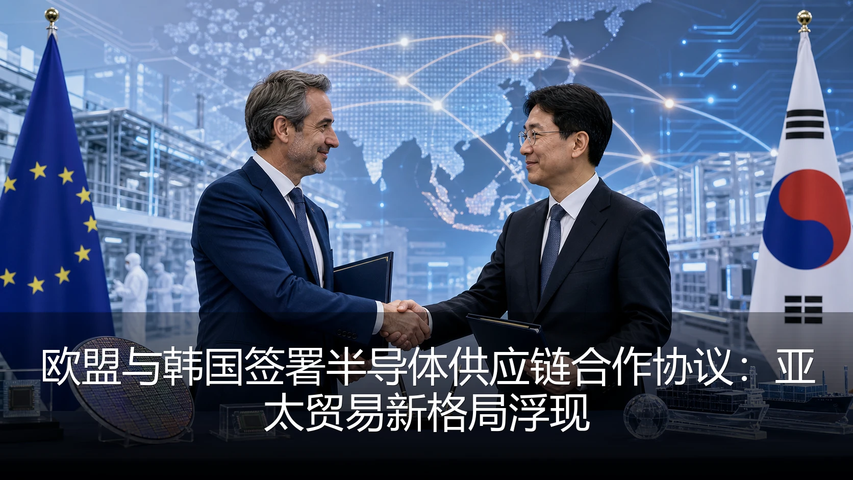 欧盟与韩国签署半导体供应链合作协议：亚太贸易新格局浮现