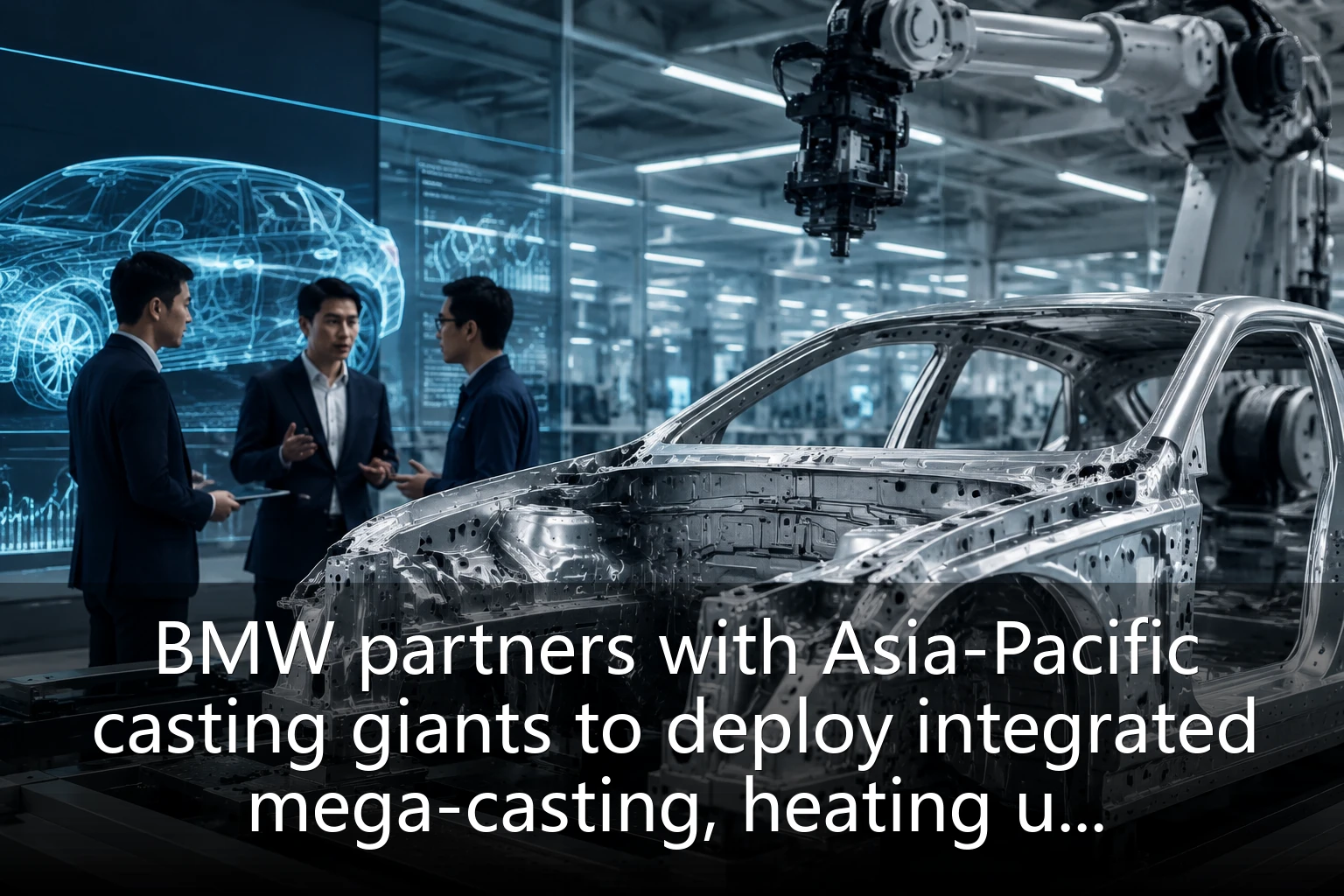 BMW partners with Asia-Pacific casting giants to deploy integrated mega-casting, heating up automotive lightweighting