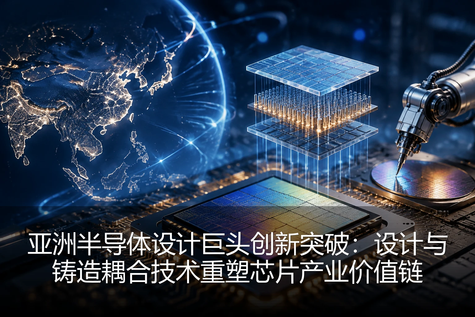 亚洲半导体设计巨头创新突破：设计与铸造耦合技术重塑芯片产业价值链